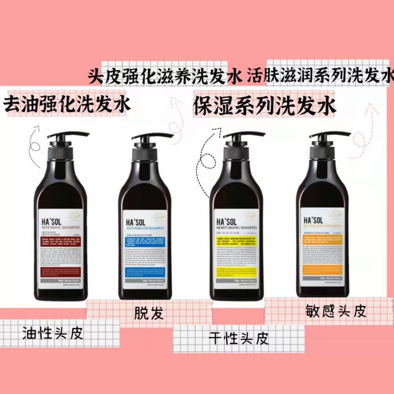 Korean Imported Haesol Professional Line Shampoo, Korean Scalp Management Product