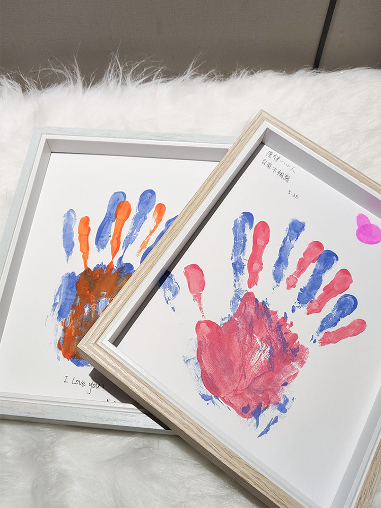 Diy Couple handprint color gift) Handmade souvenir Graduation girl Man friend Birthday Tanabata Valentine's Day