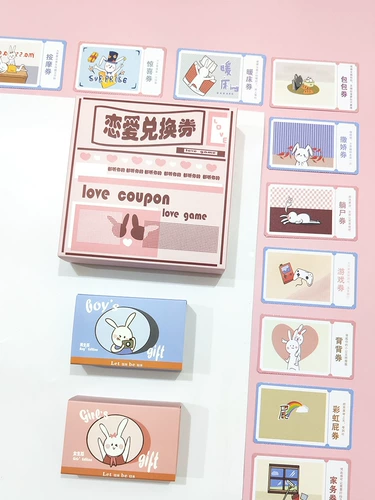 Милые карточки для друга для влюбленных, подарок для девушки, 100 шт