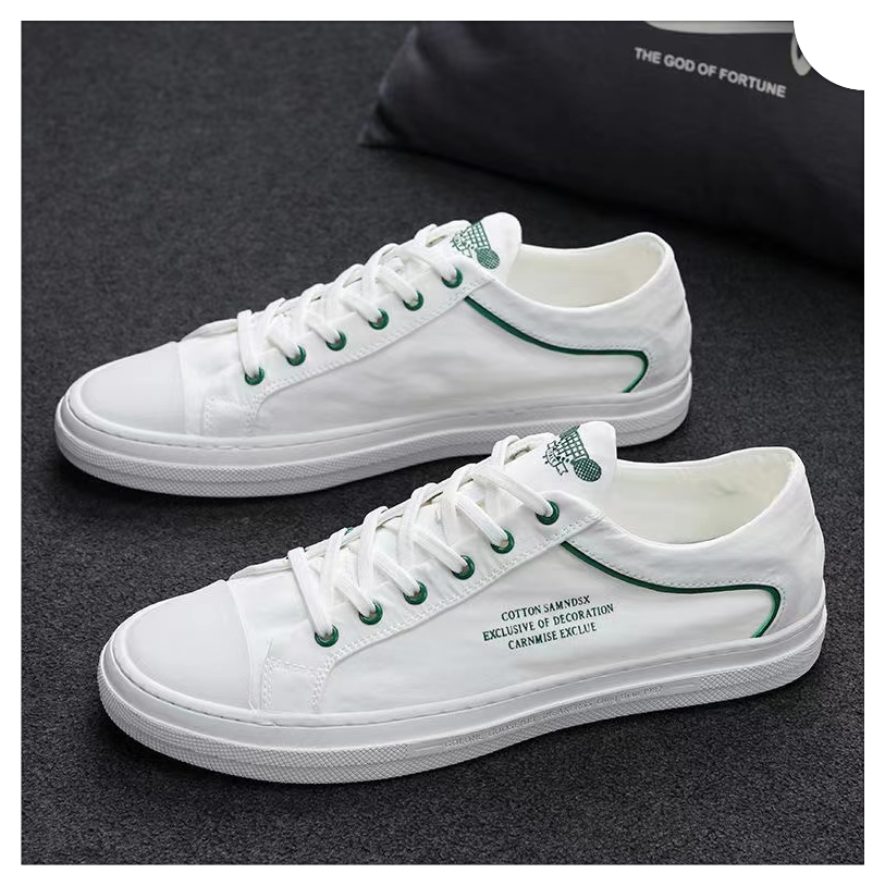 Ice silk cloth shoes men's 2022 new small white shoes breathable deodorant men's shoes Korean version all-match trend casual sneakers summer