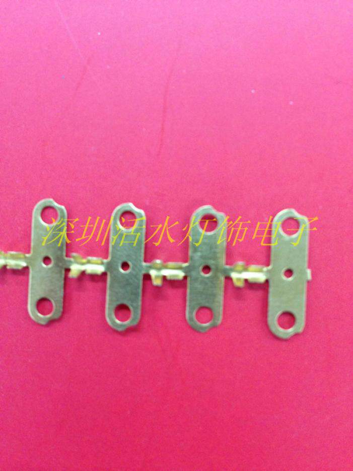 Choke plug T8 type double hole terminal wire connecting line connecting sheet 30000