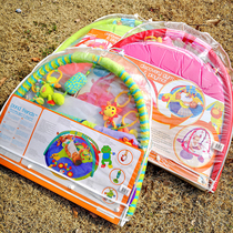 Clear goods baby fitness game mat baby game blanket with bracket small pendant sound paper safety mirror tummy pillow