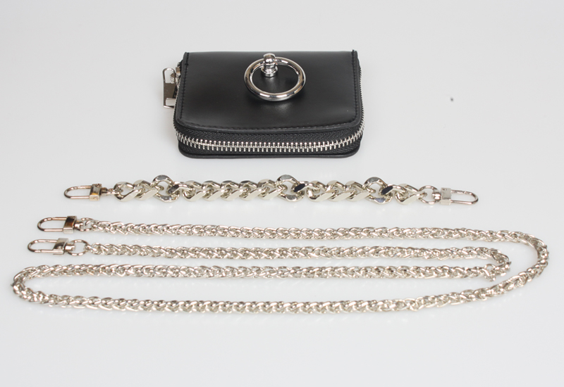 New Metal Ring Thick Chain Dual Purpose Coin Purse Wholesale Nihaojewelry display picture 8