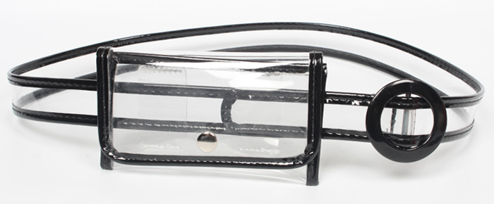 Fashion Plastic Contrast Color Transparent Belt Type Waist Bag Wholesale Nihaojewelry display picture 11