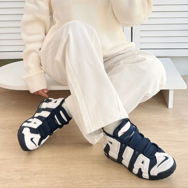 Nike Air More Uptempo Nike Pippen Big Air Retro Versatile Basketball Shoes Fv5371-100