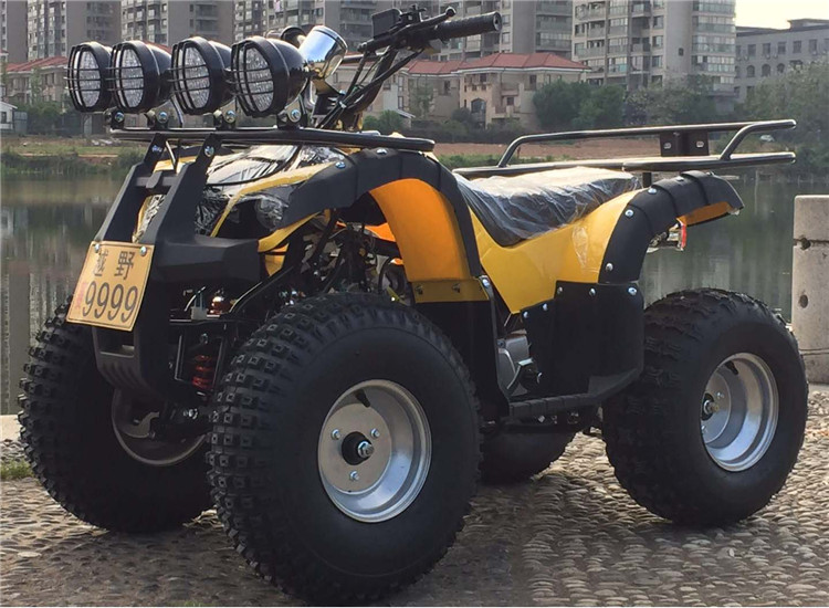 Lớn và nhỏ bò ATV bốn bánh off-road xe máy xăng điện leo núi người lớn xe máy 250 trục truyền