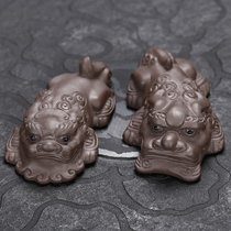 Purple tea favor decoration boutique ke yang lucky brave hand tea tray tea jewelry decoration accessories