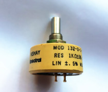 132-0-0-102 1kΩ ±3% Wire Wound Potentiometer 2 75W 6 35 mm diameter shaft