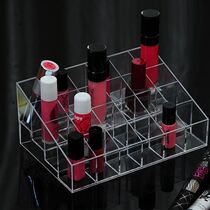 24 Lattice Trapezoid lipstick jewelry makeup Organizer Box