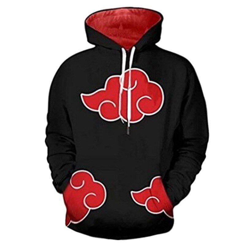 Naruto Hoodie Sweater Large Size Tide Brand Mens Hooded 