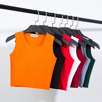 Women wear a sleeveless T-shirt top with a short crop top