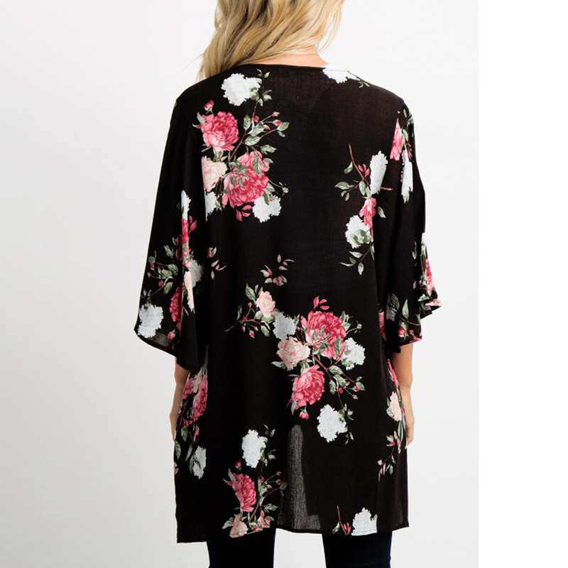 Top tamato grande ropa de playa suelta cubrir blusa