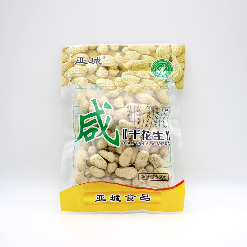 High-quality Yacheng Fujian Longyan peanut 130g garlic salty dry milk fragrant five-spice supermarket selected source