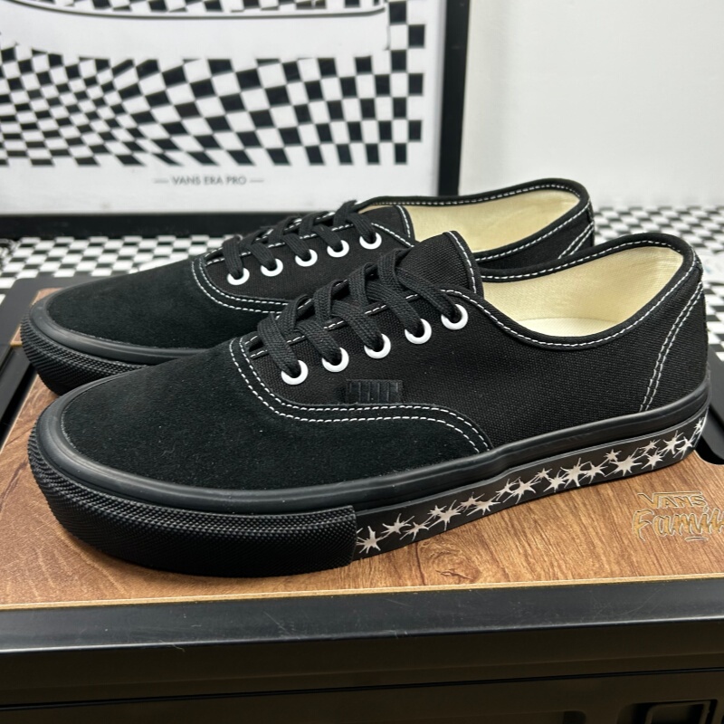Vans Authentic Pro Skate Black Warrior Low-Top Sports Casual Sneakers Vn000Eercqq