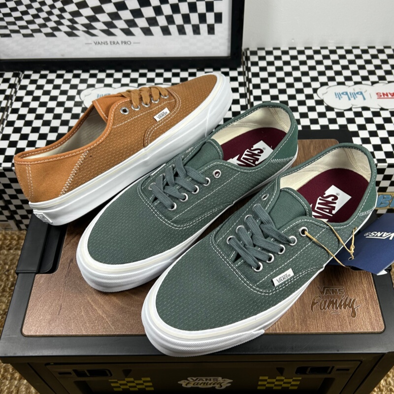 Vans Authentic Pm High-End Series Soft-Cushioned Canvas Half-Slip Casual Sneakers Vn000D4Yfrs