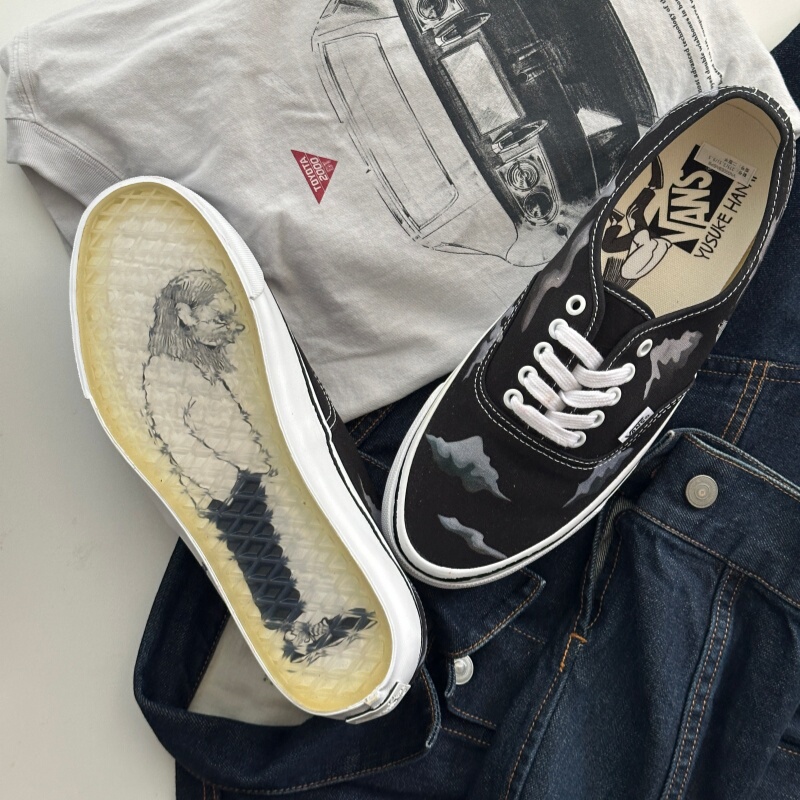 Vans Premium Authentic 44 High-End Limited Edition Crystal Sole Sneakers Vn000Ebnbpb