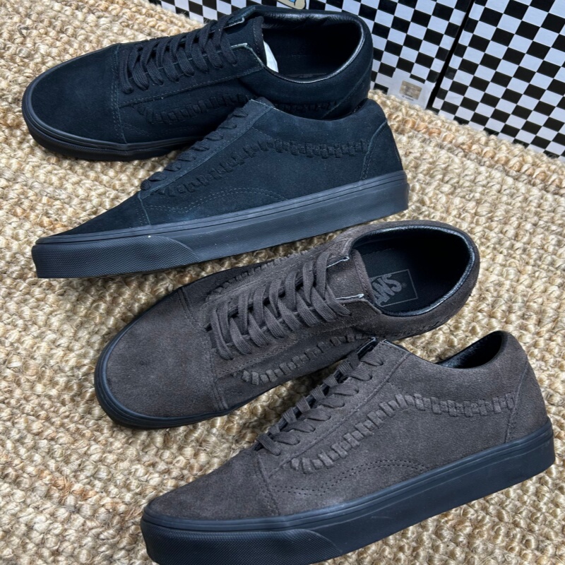 Vans Old Skool Retro Suede Woven Side Stripe Low-Top Skateboard Shoes Vn000D9Ybka