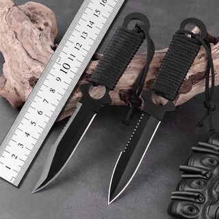 Portable fishing and diving tools pocket knife field tactical survival multi-purpose knife leggings small straight knife camping outdoor