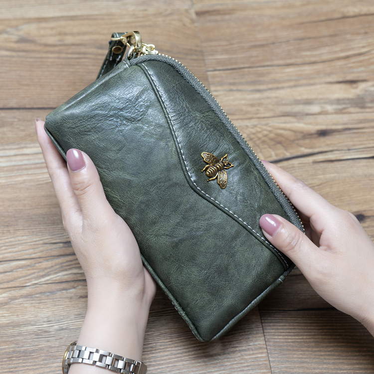 2019 new lady dài ví cổ tay đa chức năng túi xách Châu Âu và Mỹ túi xách tay điện thoại di động túi nhỏ - Ví tiền ví cầm tay nữ