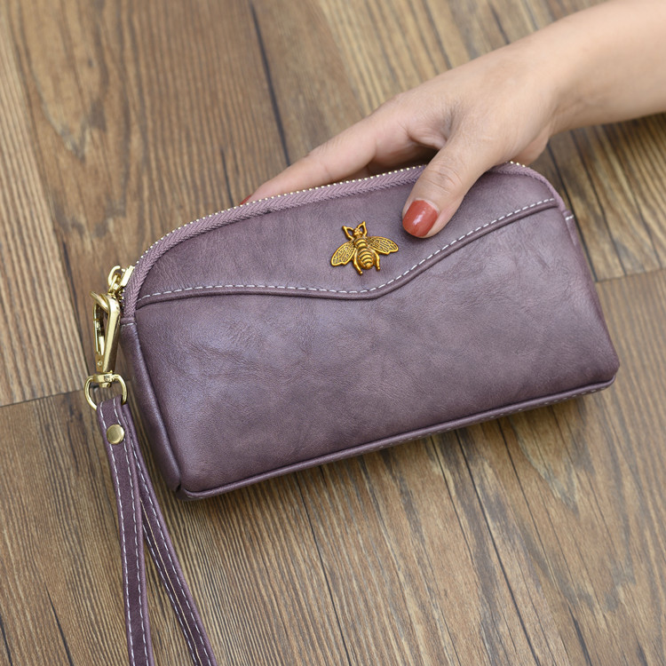 2019 new lady dài ví cổ tay đa chức năng túi xách Châu Âu và Mỹ túi xách tay điện thoại di động túi nhỏ - Ví tiền ví cầm tay nữ