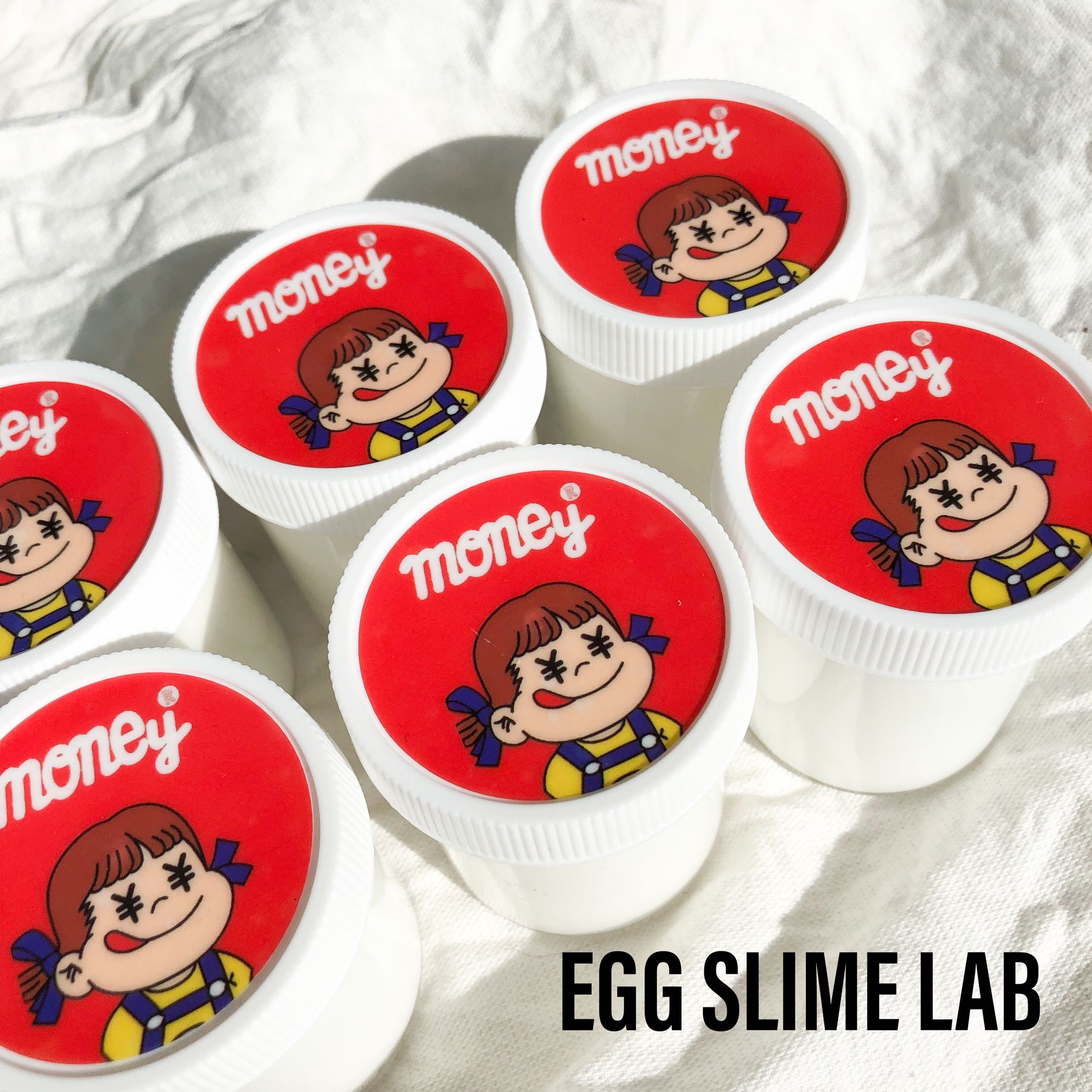 Pure white hug milk Milk flavor balls slime poke fake water pudding slime shelf life is long