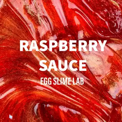 Sour raspberry sauce super gorgeous slime decompression poke mud transparent thitto bubbling slime egg slime