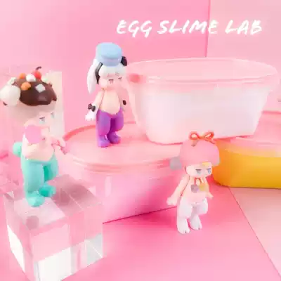 Floating sweet dream pillow a mud play more variable water pool mud bubble gum mud iceberg mud diy egg slime