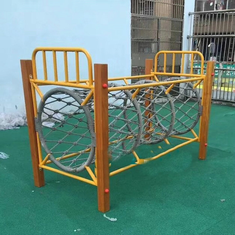 Kindergarten Outdoor Large Rope Mesh Drilling Hole Climbing Net Chute Children Outdoor netcom Toys slides Feeling Integrated Equipment