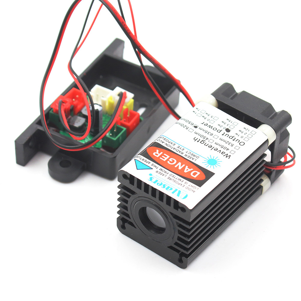 635nm 500mW红激光器638nm粗光TTL准直200mW激光模组支持TTL PWM