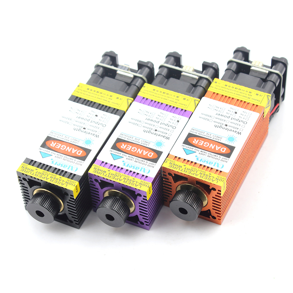 450nm 500mW 2 5W focusing 12V blue light laser module 3 5W engraving laser head 5 5W laser