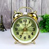 Vintage Mechanical Alarm Clock with Wind-Up Feature, Creative Student Bedroom Extra Loud Alarm Clock, Old-Fashioned Metal Clock