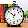 Kangbas Large Character Desk Clock for Living Room and Bedroom, Home Use Desk Clock with Alarm Clock, Creative Nordic Fashion Style