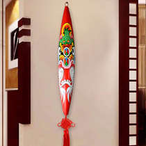 Folk handicraft Peking Opera club fire horse spoon facial makeup decoration pendant shuttle town house folk custom antique Chinese decoration