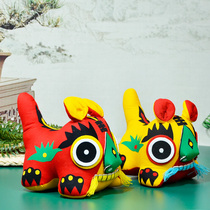 Folk handicraft Ping An tiger pure handmade cloth Tiger small tiger doll hawks in the country Wind Children small gift