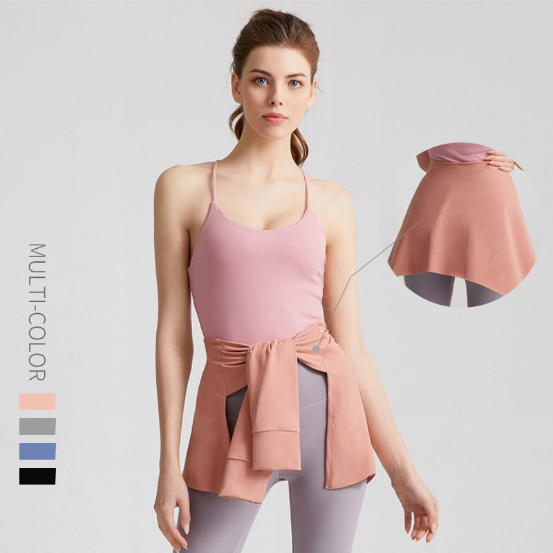 Get rid of embarrassing hip cover skirt women fashion all-match sports hip cover outside wear no embarrassment hip cover fitness clothes women