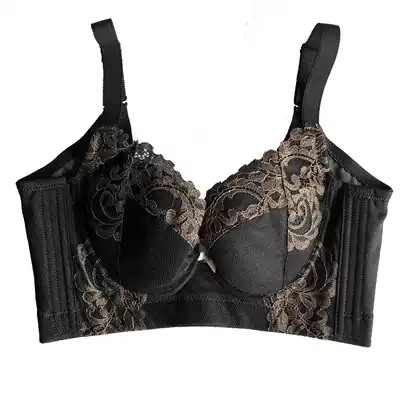 Soft steel ring gathers up and down to prevent the lower milk hanging adjustable underwear latex thin underwear lace seamless bra