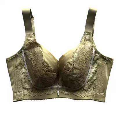 Five-breasted large size underwear thin collection anti-sagging upper support correction outer expansion beauty back to the back of the adjustment bra
