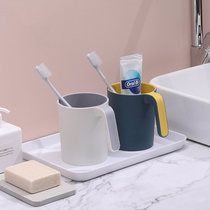 Creative simple mouthwash Cup household brush Cup toothbrush box couple travel portable wash cup childrens tooth cylinder