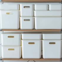 Desktop storage box with lid cosmetic lipstick hair accessories sundries finishing box underwear plastic storage box can be superimposed