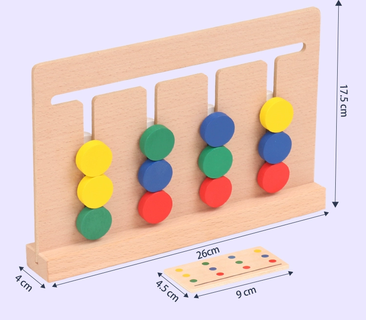 đồ chơi giáo dục cho trẻ em đào tạo tư duy logic trong các lớp học nhỏ ở trường mẫu giáo mầm non Montessori phát triển trí tuệ giảng dạy trợ 3-6 tuổi