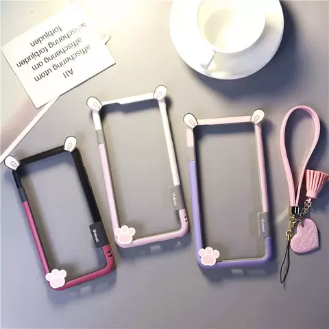 Cute Animal Ears Paw Print iPhone Heat dissipation iPhone Case for iPhone 13 – 17