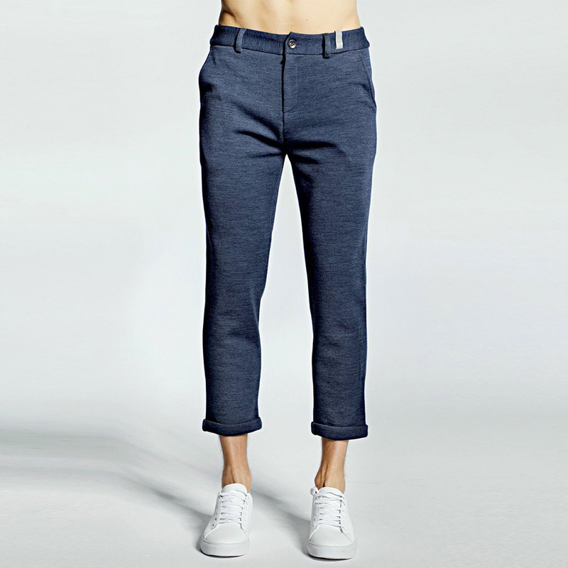 Swiss Merino Men's Merino Wool Outdoor Casual Pants Thickened for Commuting, Warm and Sweat-Wicking Long Pants 320Gm2