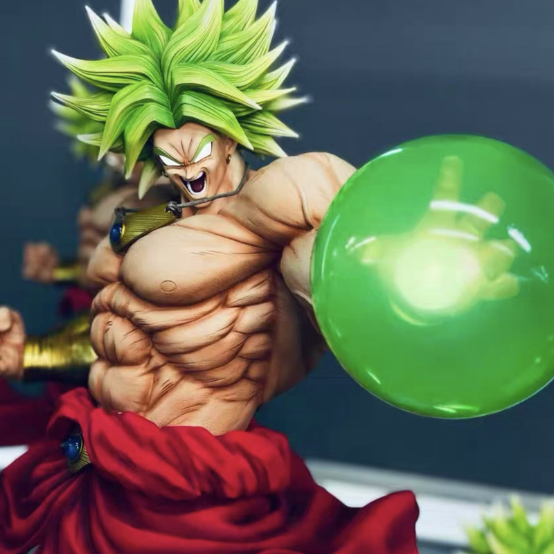 49 Model Infinite Broly 1/6 Full Set Double-Headed Light-Up Dragon Ball Resin Figure