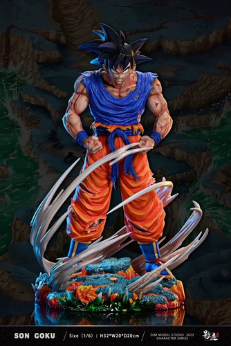 49 модельный трейлер Goku 1/6 Dragon Ball Hand -Made Double -Headed Base Base Ralip Flip