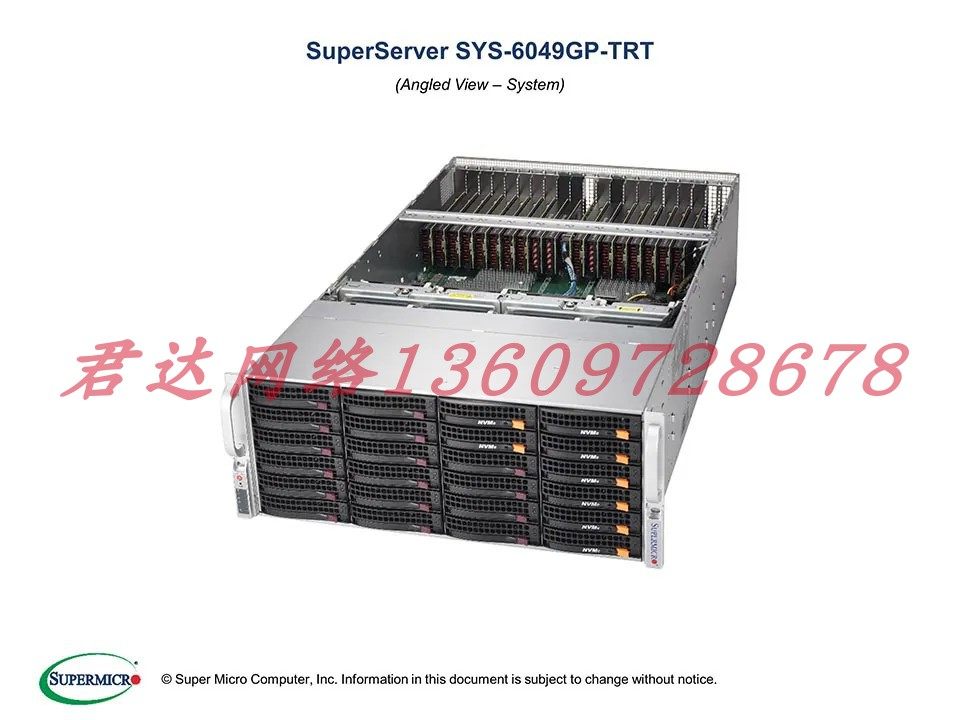 Ultra-micro SYS-6049GP-TRT server 4U Workstation Artificial Intelligence reasoning 20-card GPU server-Taobao