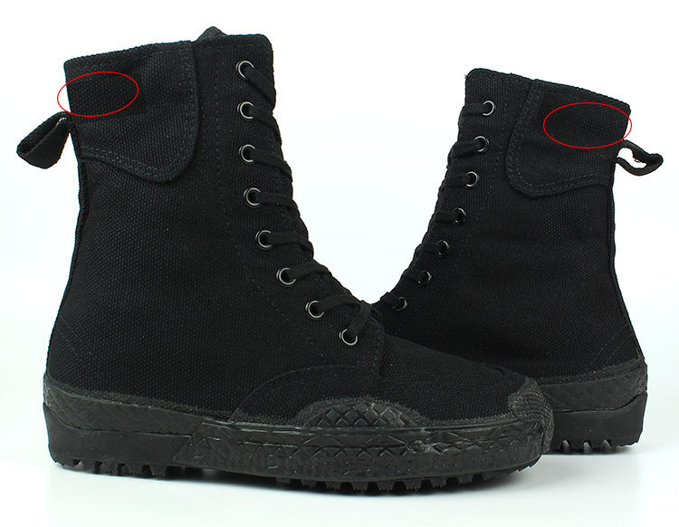 Boots militaires pour homme en toile - Ref 1398132 Image 41