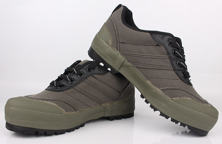 Boots militaires pour homme en toile - Ref 1397279 Image 42