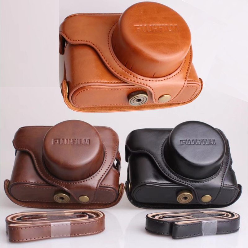 Applicable Fuji camera bag X100F leather bag X100T camera leather cover X100S leather cover protective sleeve X100