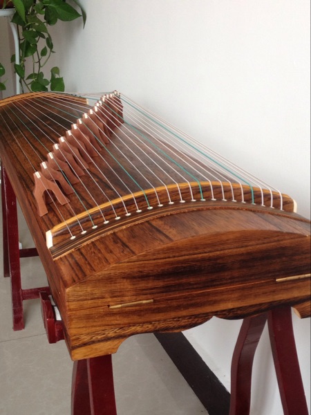 Pure paulownia plain surface 125 90 small guzheng practice half zither professional performance level 10 small mini zither portable