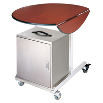 Star hotel room food delivery cart trolley service cart with stainless steel incubator foldable round table delivery table